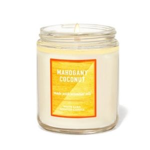 🥥 MAHOGANY COCONUT SINGLE WICK CANDLE